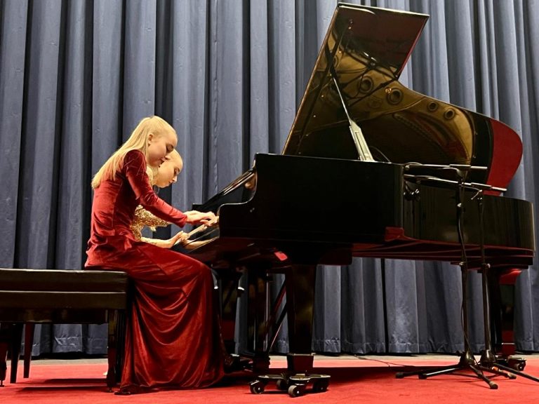 Foto del concerto del Duo Dallagnese all'IIC Madrid