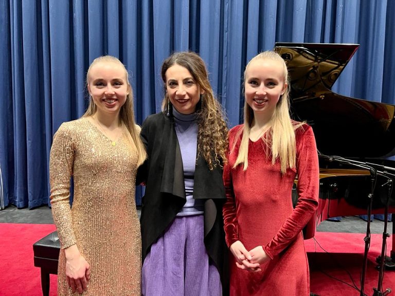 Foto del concerto del Duo Dallagnese all'IIC Madrid