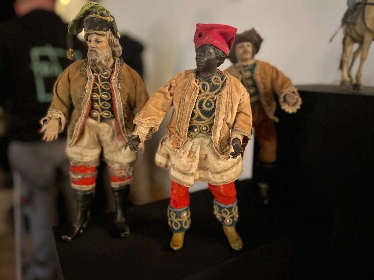 Foto del Presepe Napoletano all'IIC Madrid