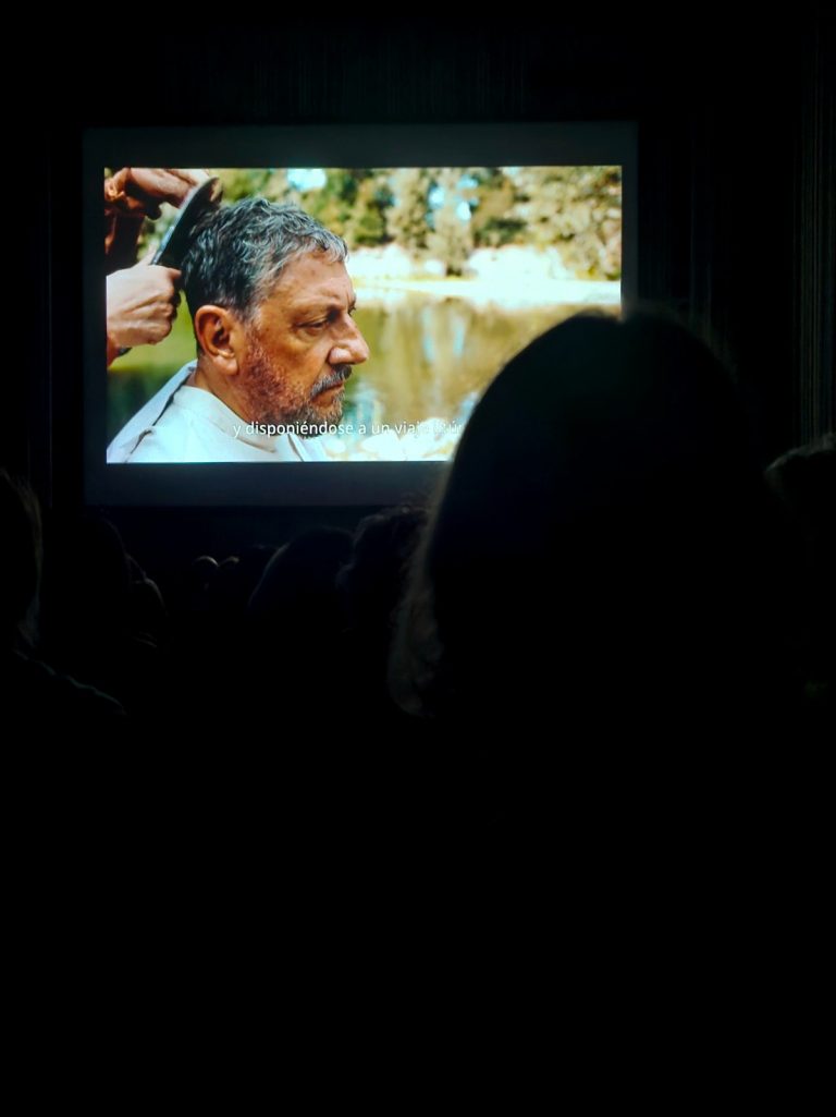 Foto della serata in cui si è proiettato il film "Dante" di Pupi Avati all'IIC Madrid
