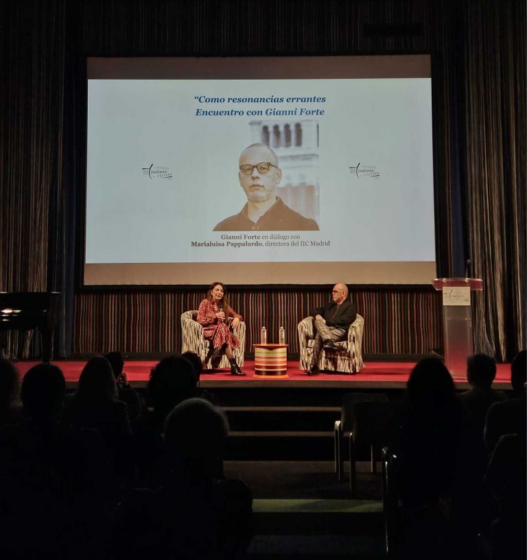 Evento con Gianni Forte all'IIC Madrid