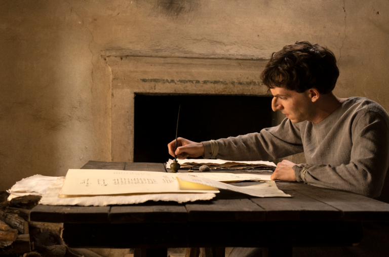 Immagini di scene del film "Dante" di Pupi Avati