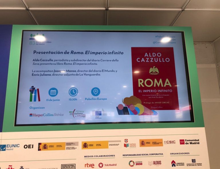 83 feria del Libro - Aldo Cazzullo - IIC Madrid