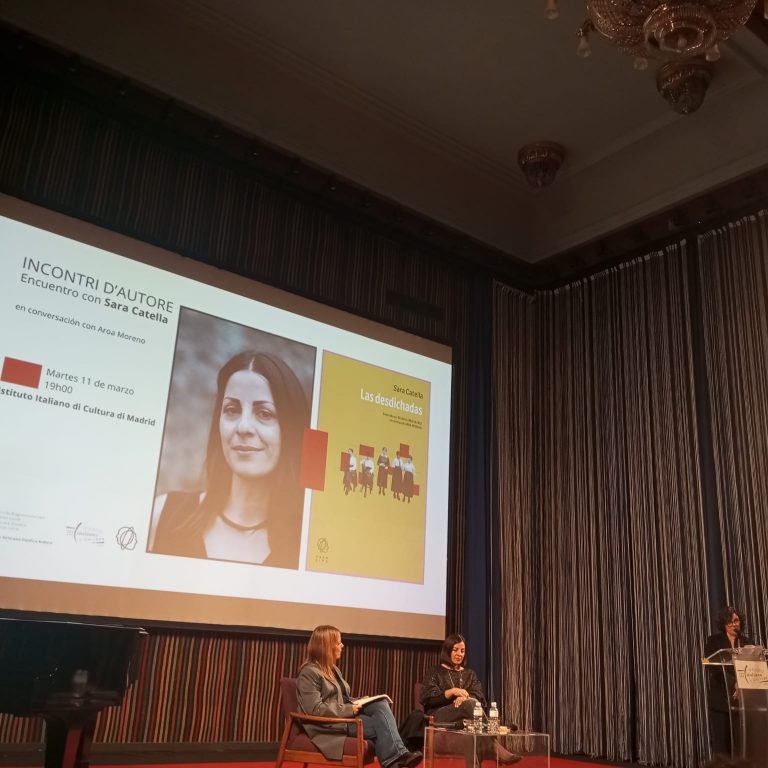 INCONTRI D'AUTORE - Sara Catella IIC Madrid