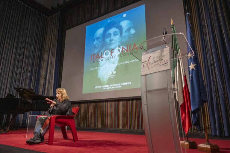 Conferenza "Pirandello e la Spagna" - Annamaria Andreoli - SLIM2025 © Matteo Rovella Pictures IIC Madrid