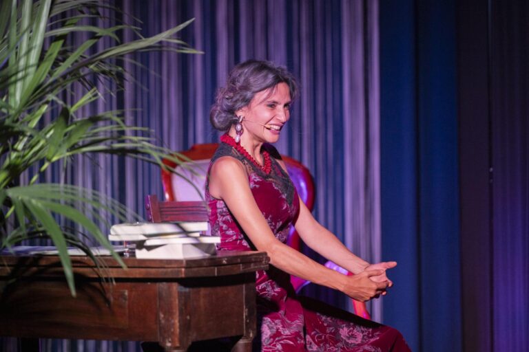 Spettacolo teatrale "Più che l'amore: Eleonora Duse e Gabriele d’Annunzio" SLIM 2025 - © Matteo Rovella Pictures