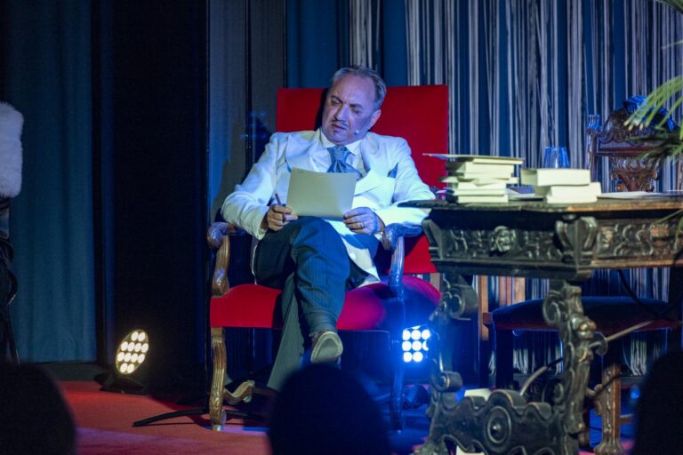 Spettacolo teatrale "Più che l'amore: Eleonora Duse e Gabriele d’Annunzio" SLIM 2025 - © Matteo Rovella Pictures