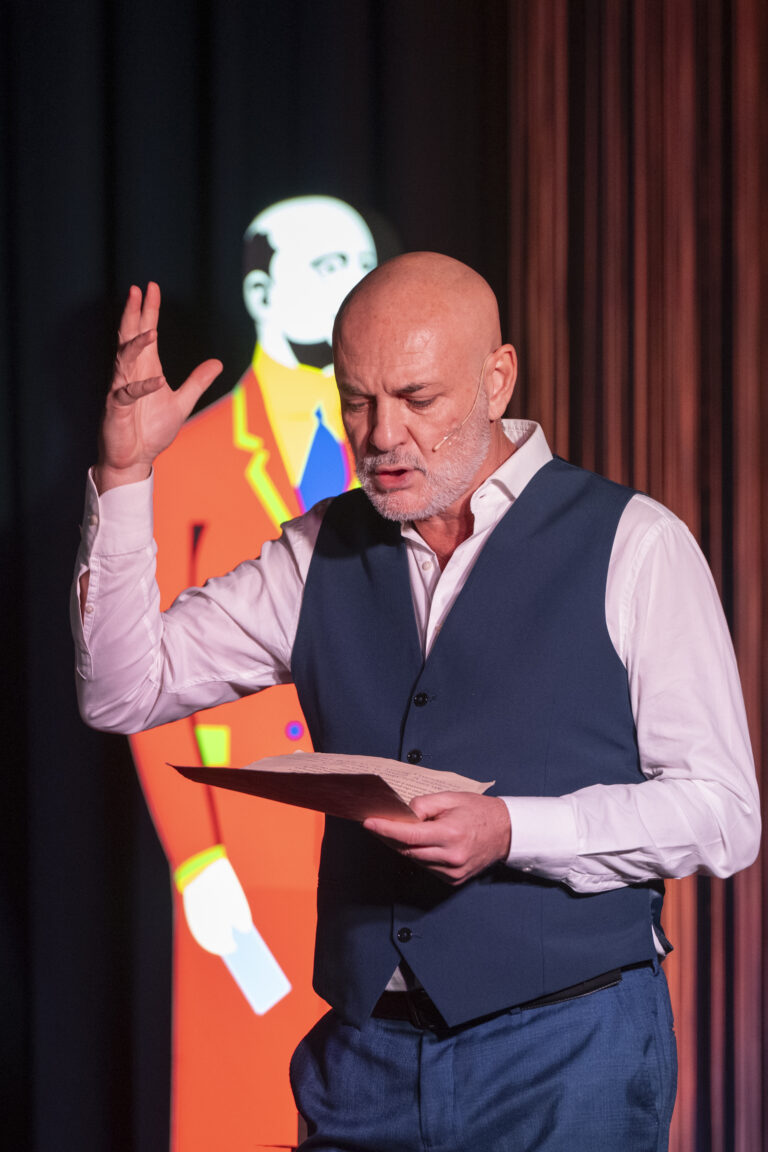 Spettacolo teatrale "Inimitabili: Gabriele d’Annunzio" - SLIM 2025 © Matteo Rovella Pictures