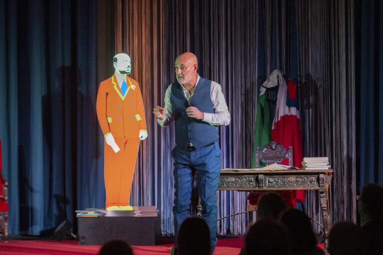 Spettacolo teatrale "Inimitabili: Gabriele d’Annunzio" - SLIM 2025 © Matteo Rovella Pictures